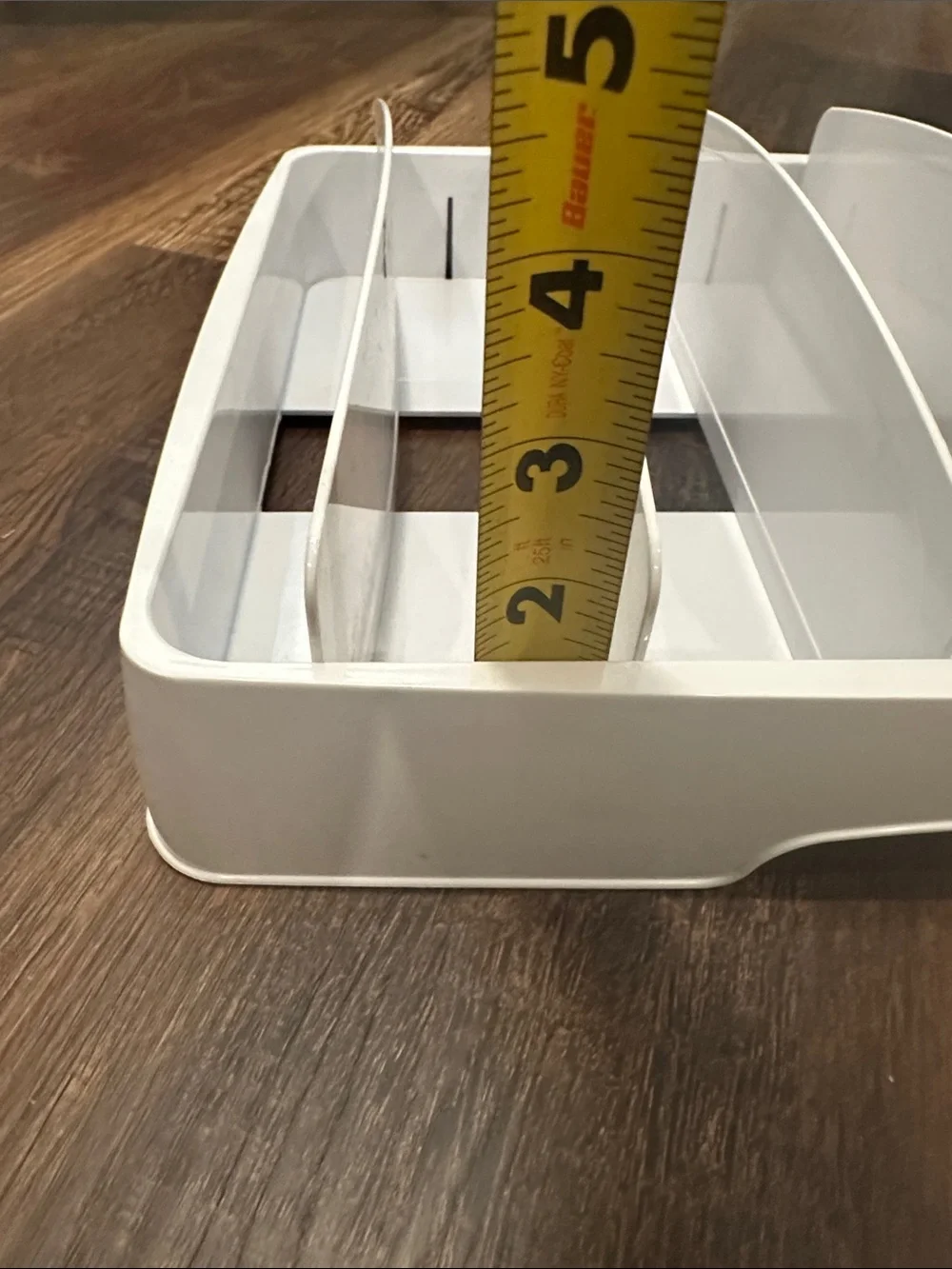 Youcopia White Adjustable Lid Organizer with Removable Dividers